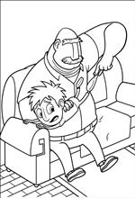 coloring page Cloudy with a Chance of Meatballs